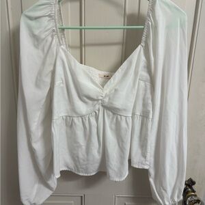 Elegant White Women's Top